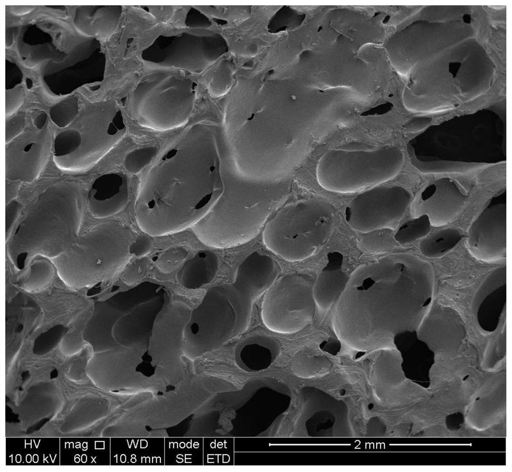 Hydroxyapatite/polyurethane porous bone repair material with shape memory