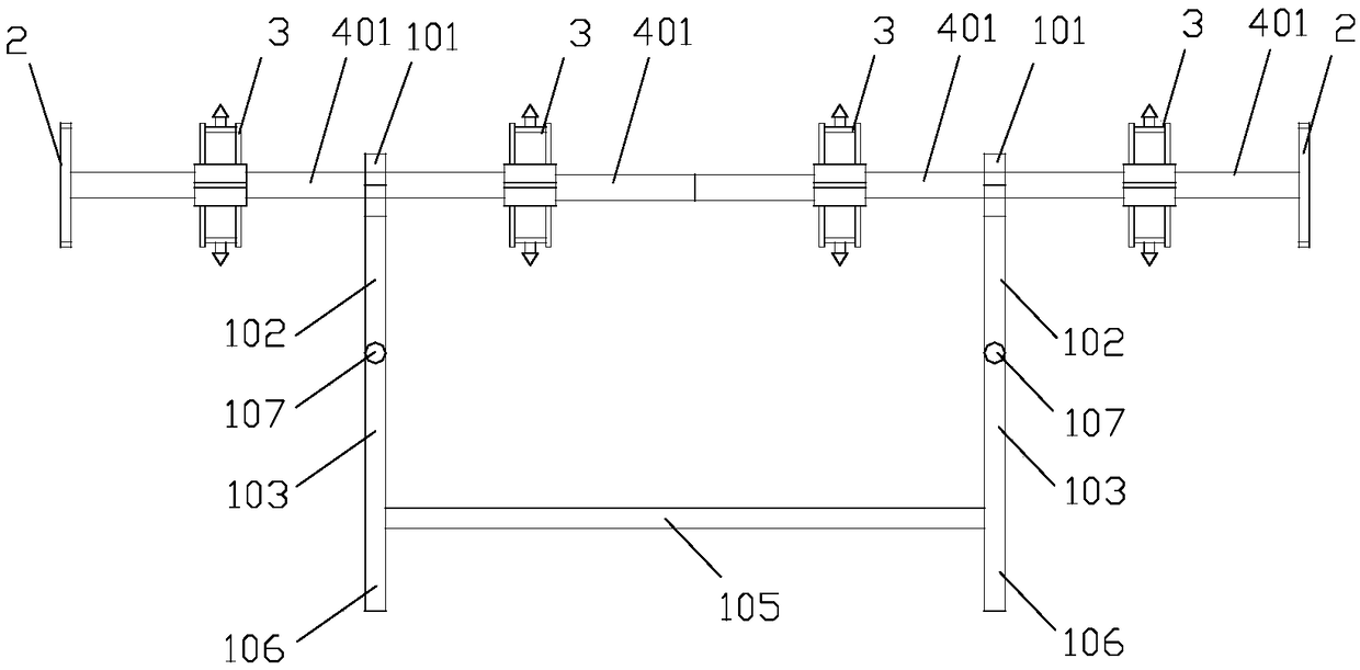 Field test plot accurate bunch planting positioning device