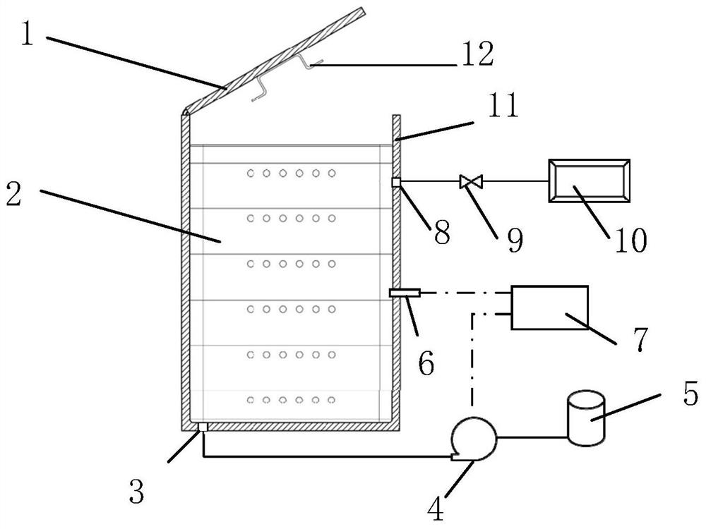 A hydrolysis hydrogen production device