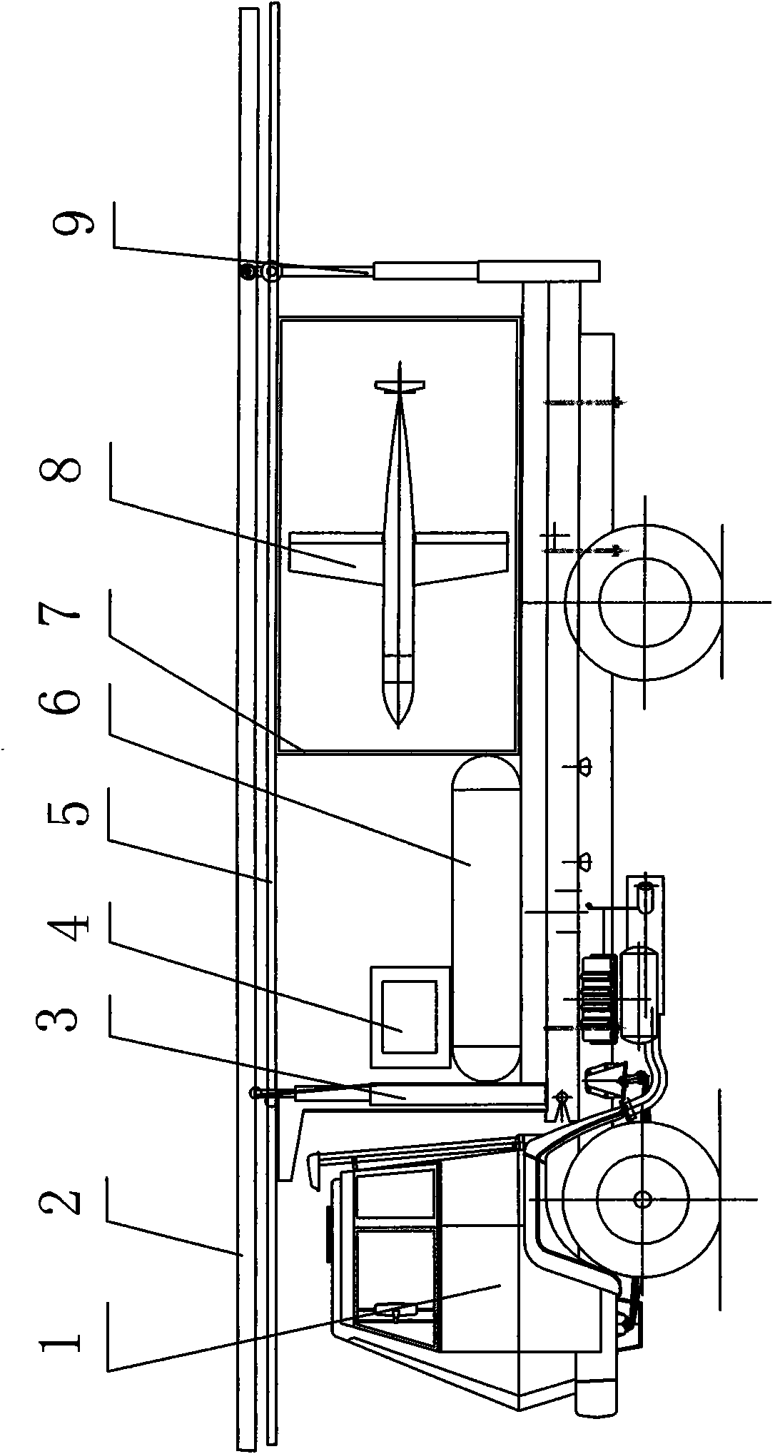 Multifunctional unmanned plane launch and recovery vehicle