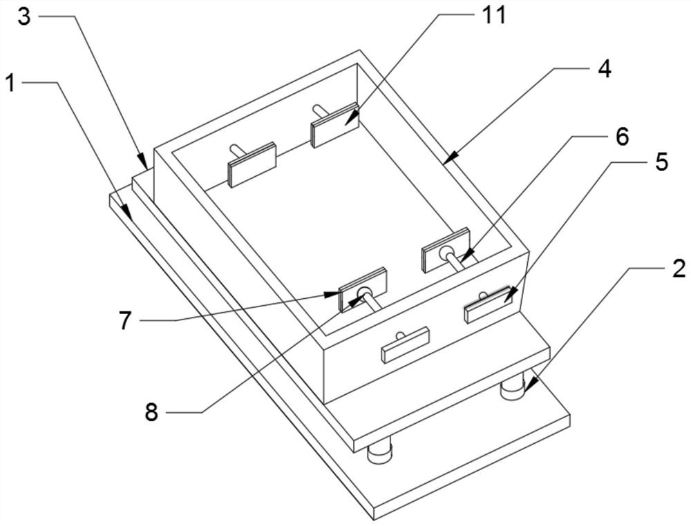 Electric control cabinet vibration reduction device