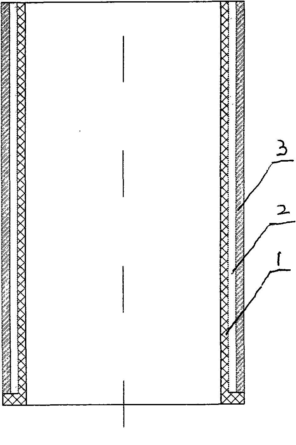 Method for preparing vertical intermediate-frequency furnace by integrally casting and compounding furnace pipe and thermal insulation layer