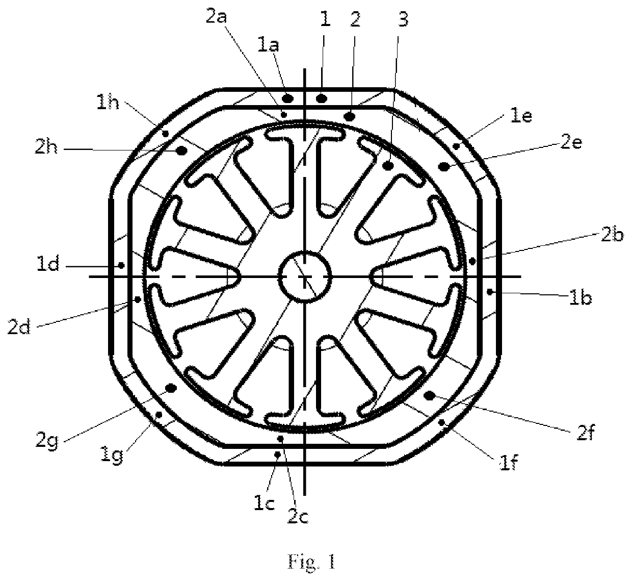 Permanent magnet direct-current electric motor