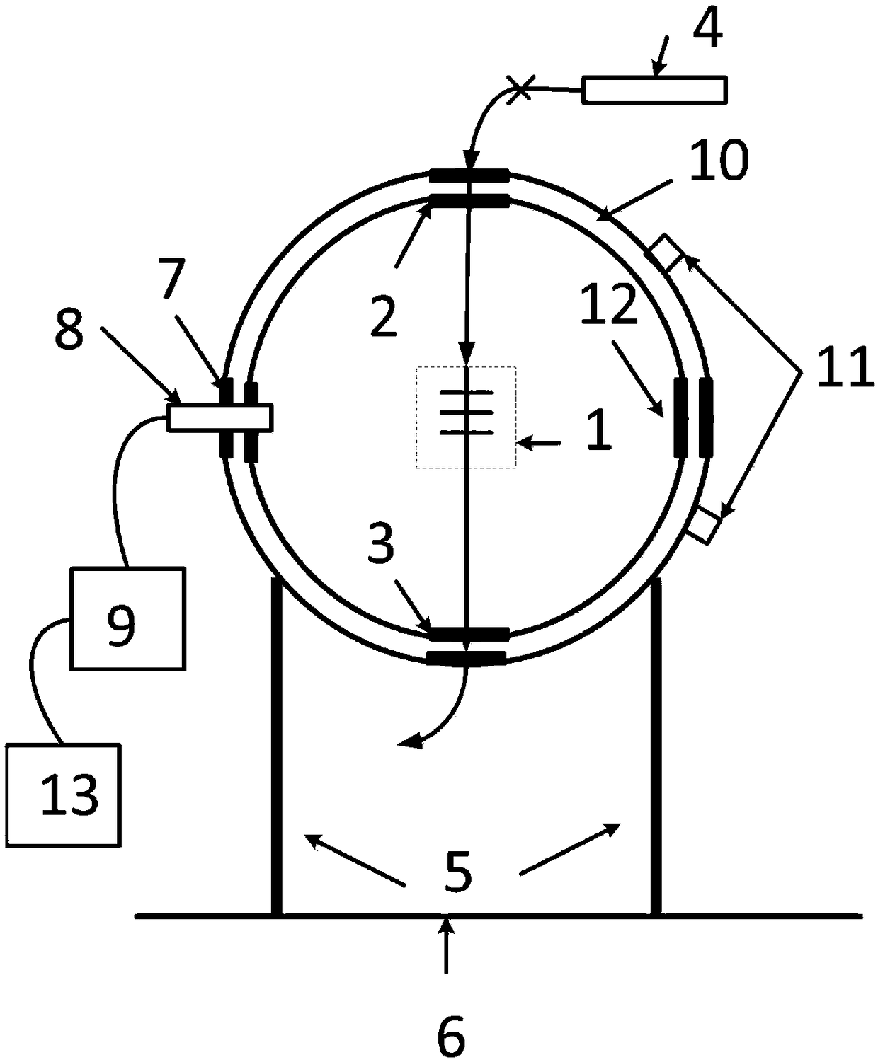 Integrating sphere-based high-power fiber grating scattering loss measurement system