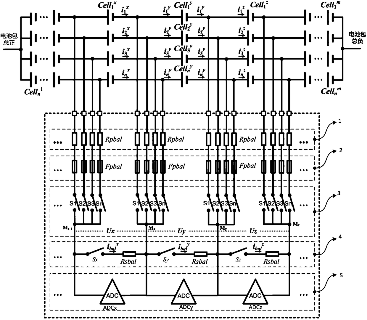 Battery module parallel balancing control device