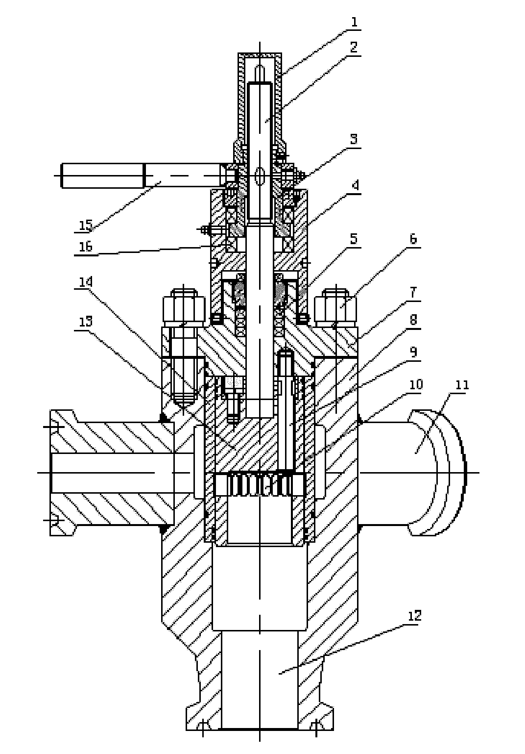 Adjustable high-pressure multiport distributing valve