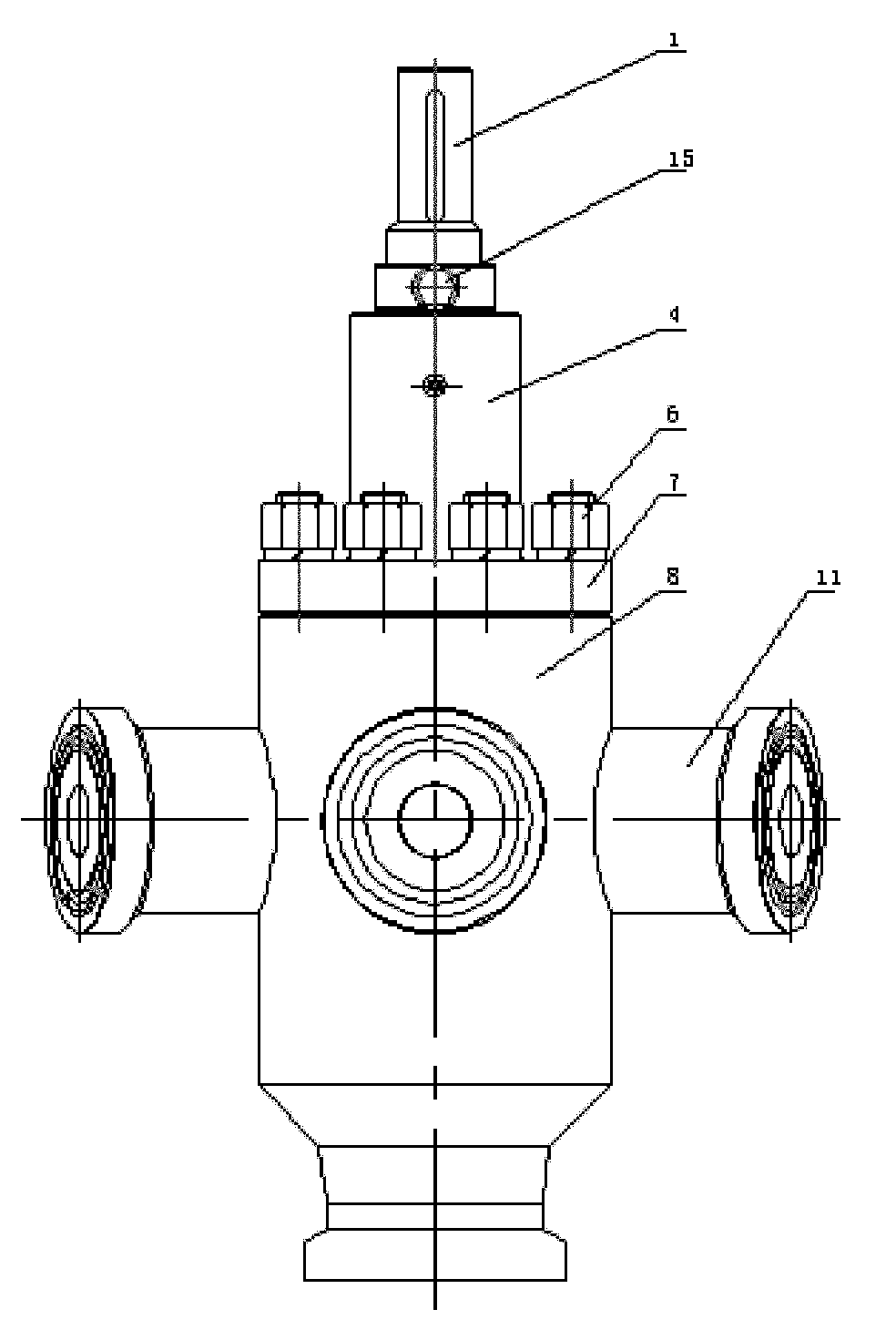 Adjustable high-pressure multiport distributing valve