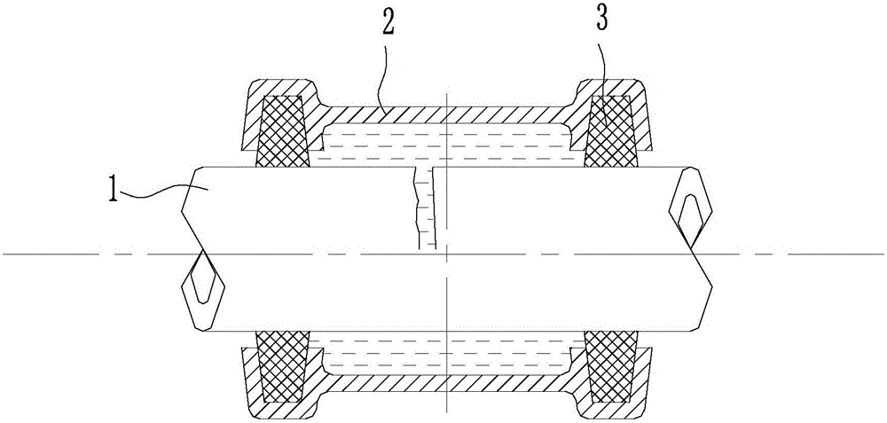 Environment-friendly sealing sleeve for hough nodes