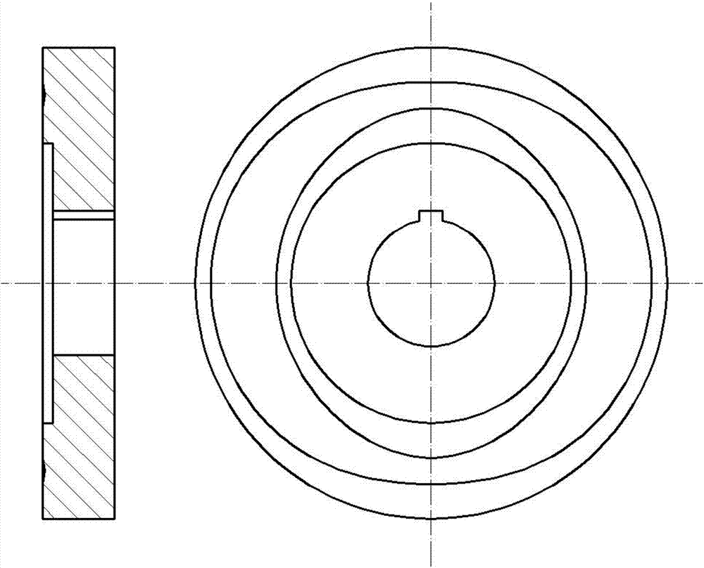 Can movable tooth frame two-phrase swinging-plate type internal combustion engine