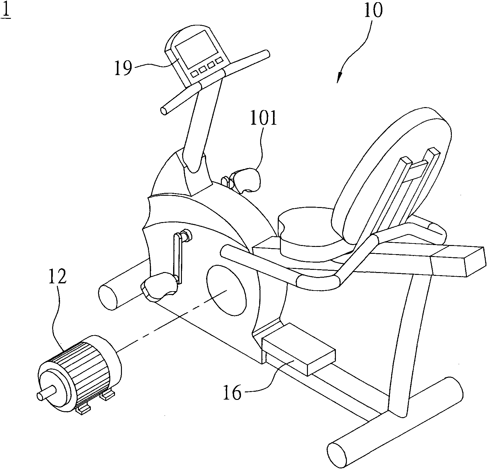 Electric body building device with electricity generating function