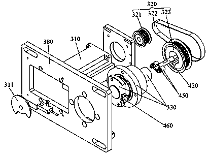 Jig clamping and rotating mechanism and ball bulb assembling system
