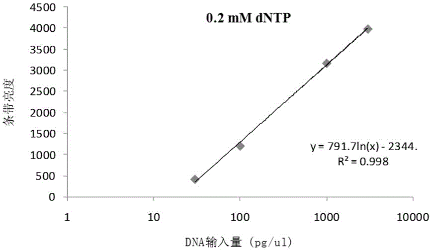 DNA quantitative method based on rolling circle amplification