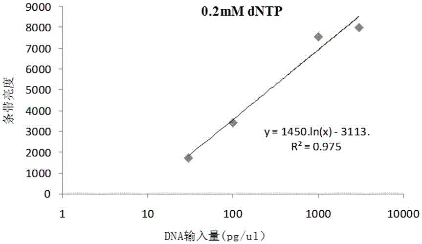 DNA quantitative method based on rolling circle amplification