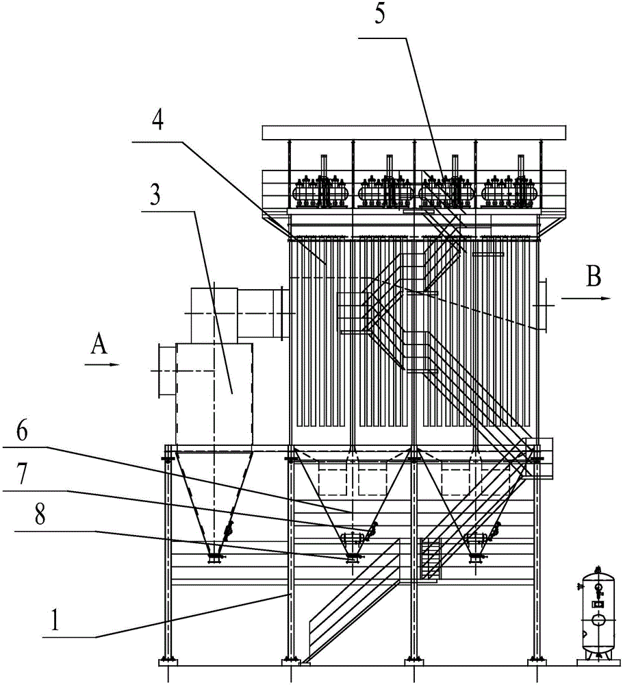 Novel dust collecting device
