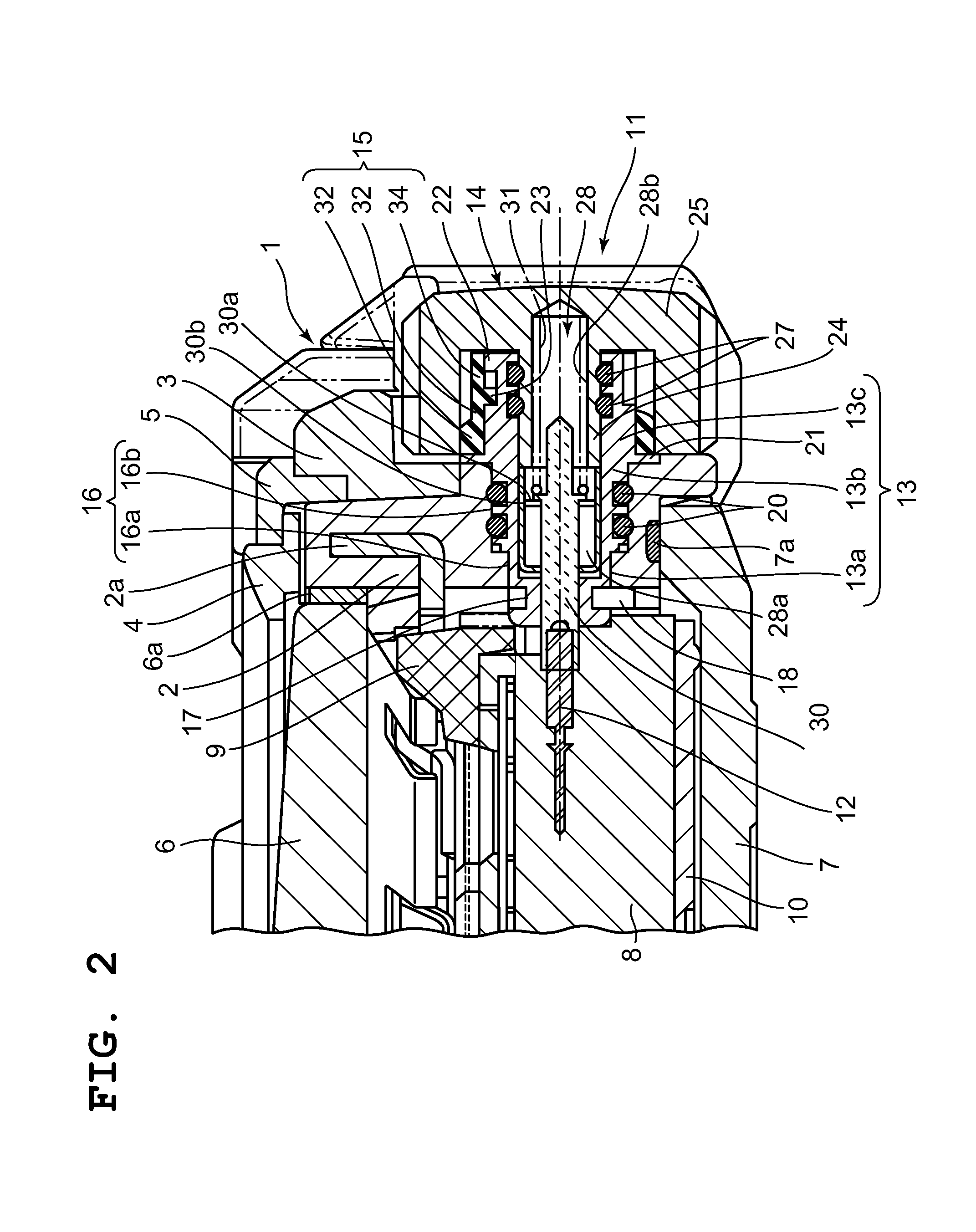 Switch device and timepiece including switch device