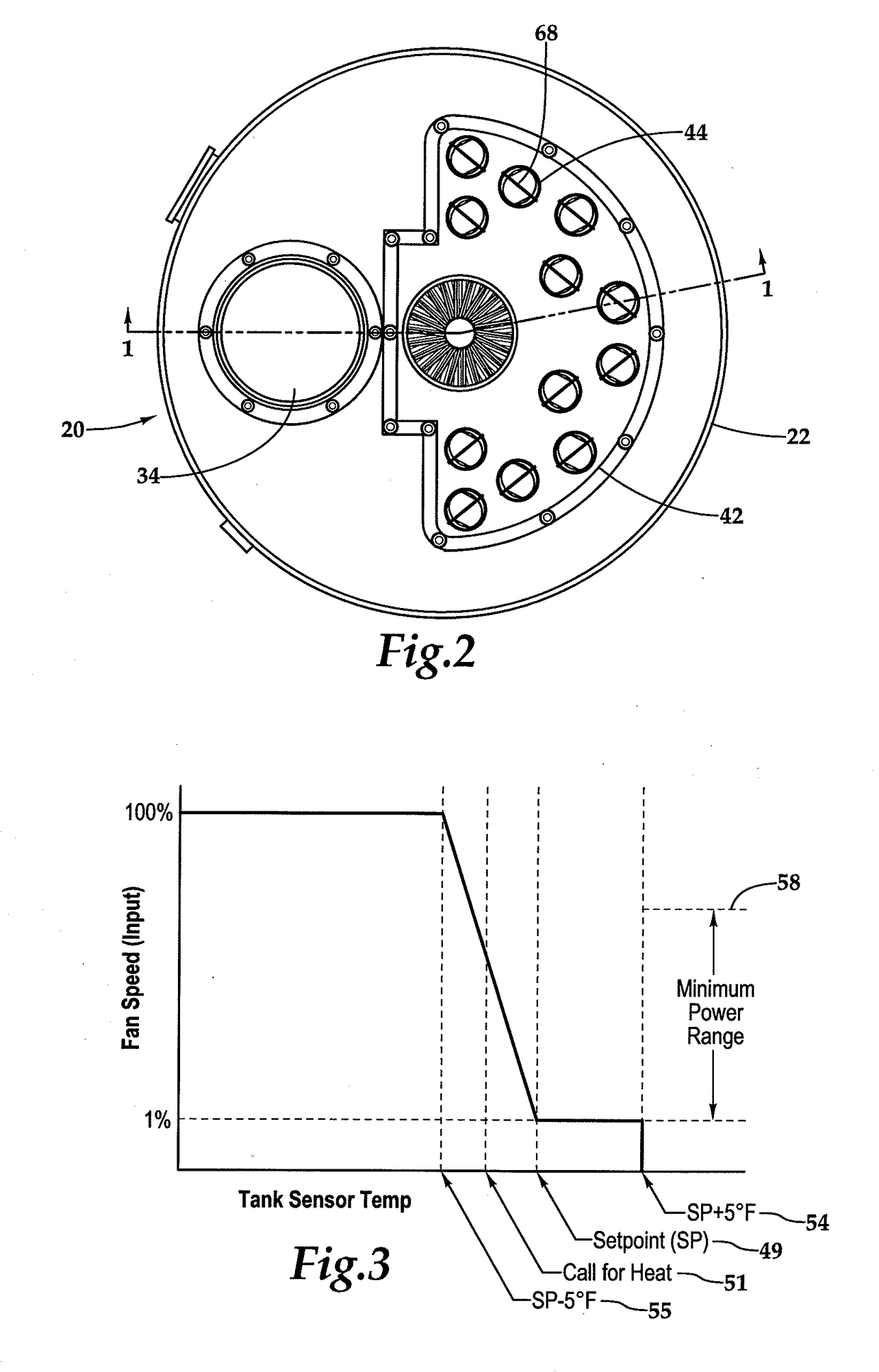 Condensing Water Heater and Condensation Control System