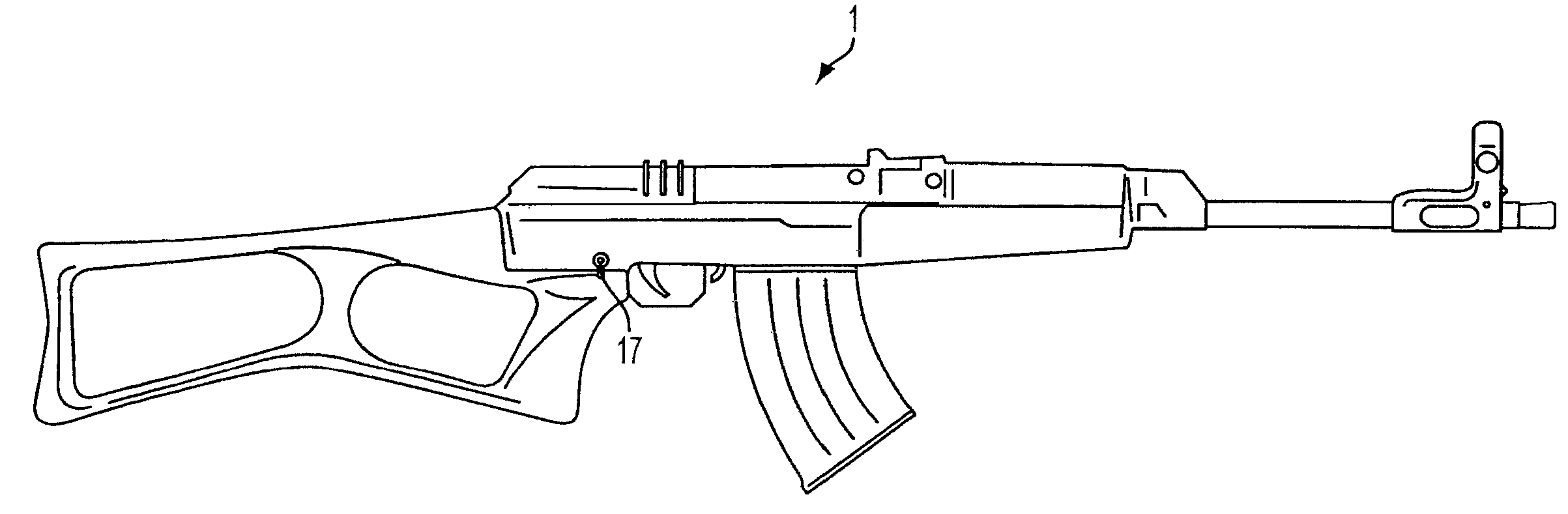 Firearm receiver with extended bridge
