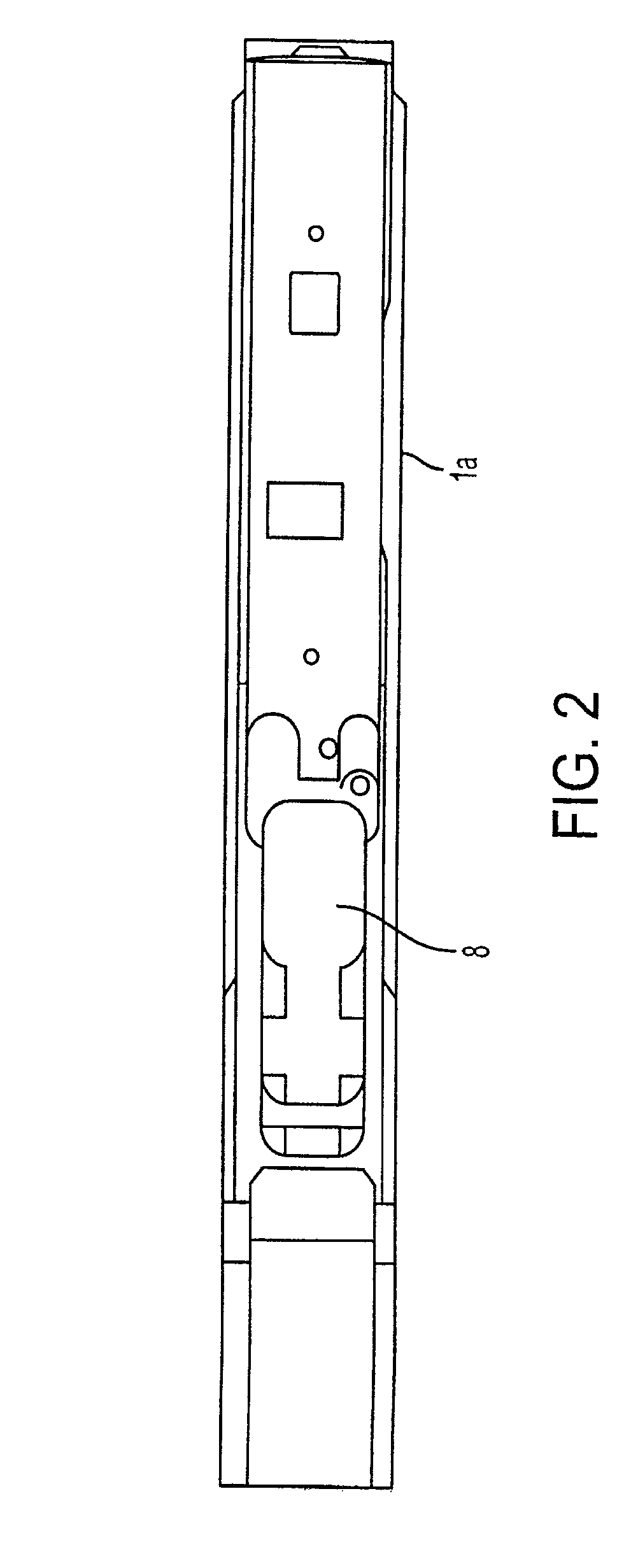 Firearm receiver with extended bridge