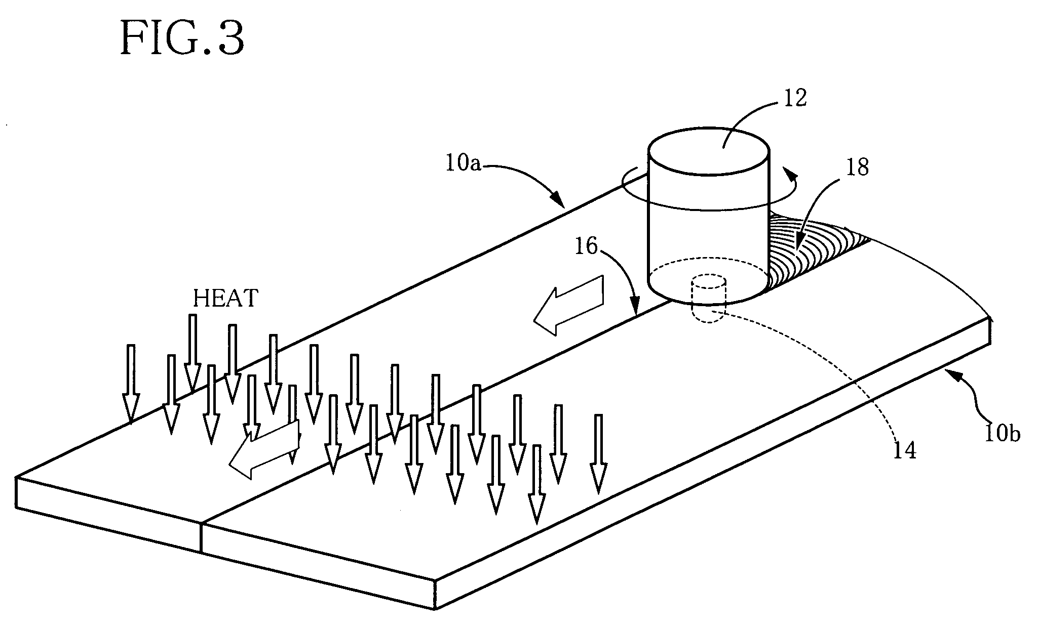 Method of joining heat-treatable aluminum alloy members by friction stir welding and joined product obtained by the method and used for press forming