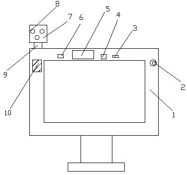 Display with timing prompting and air purifying functions