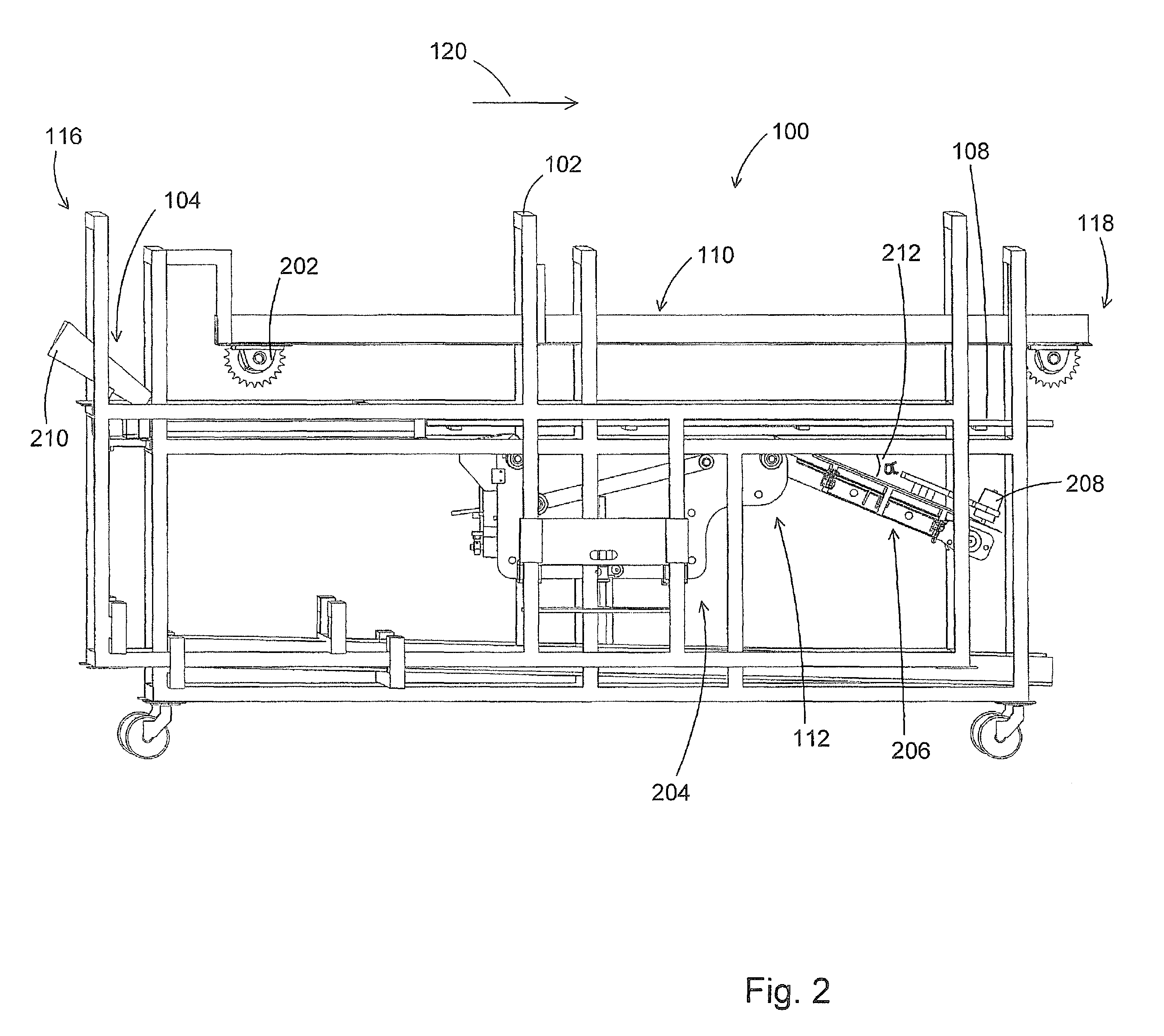 Method and apparatus for harvesting livers and hearts