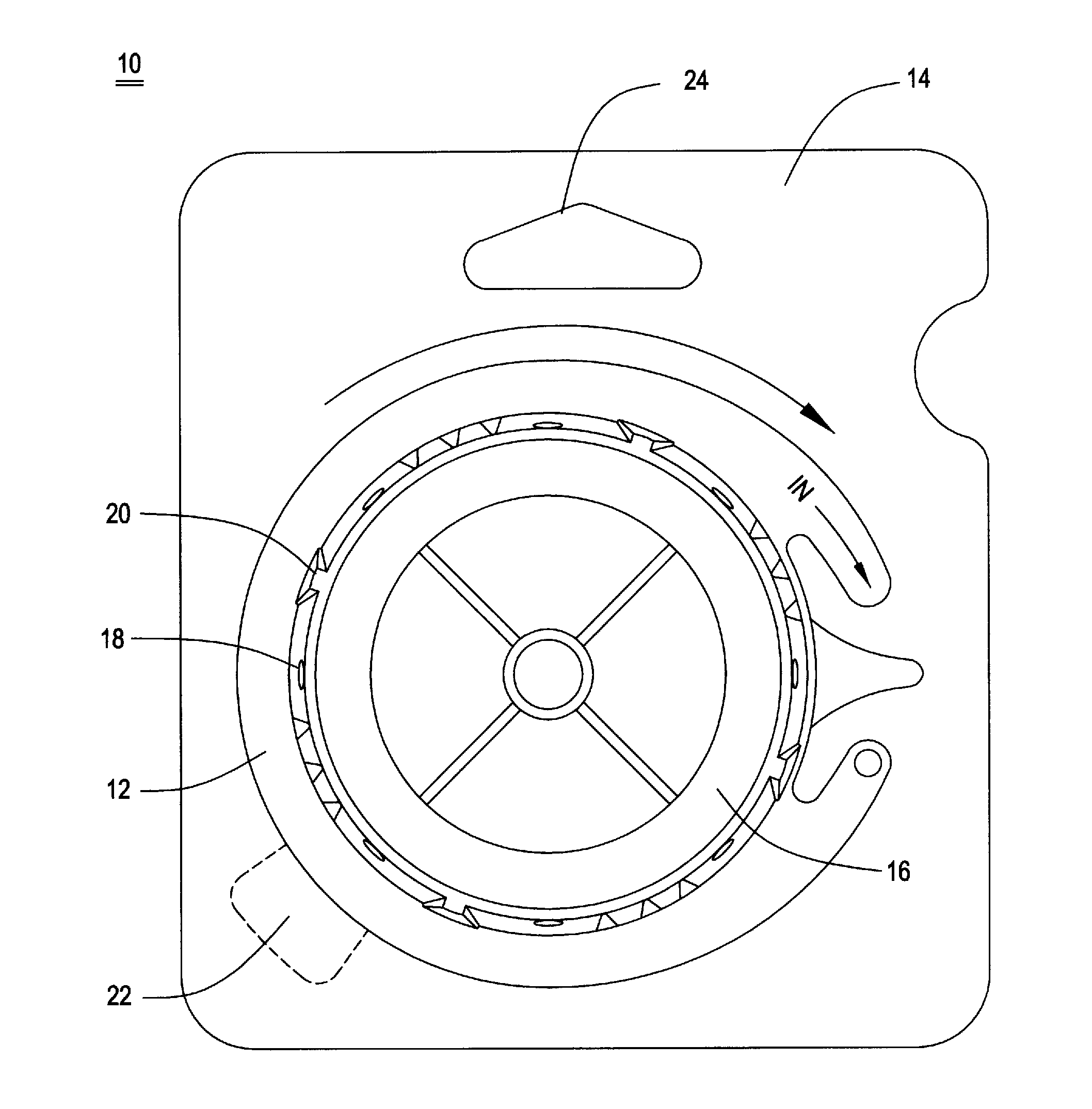 Blister element for product package