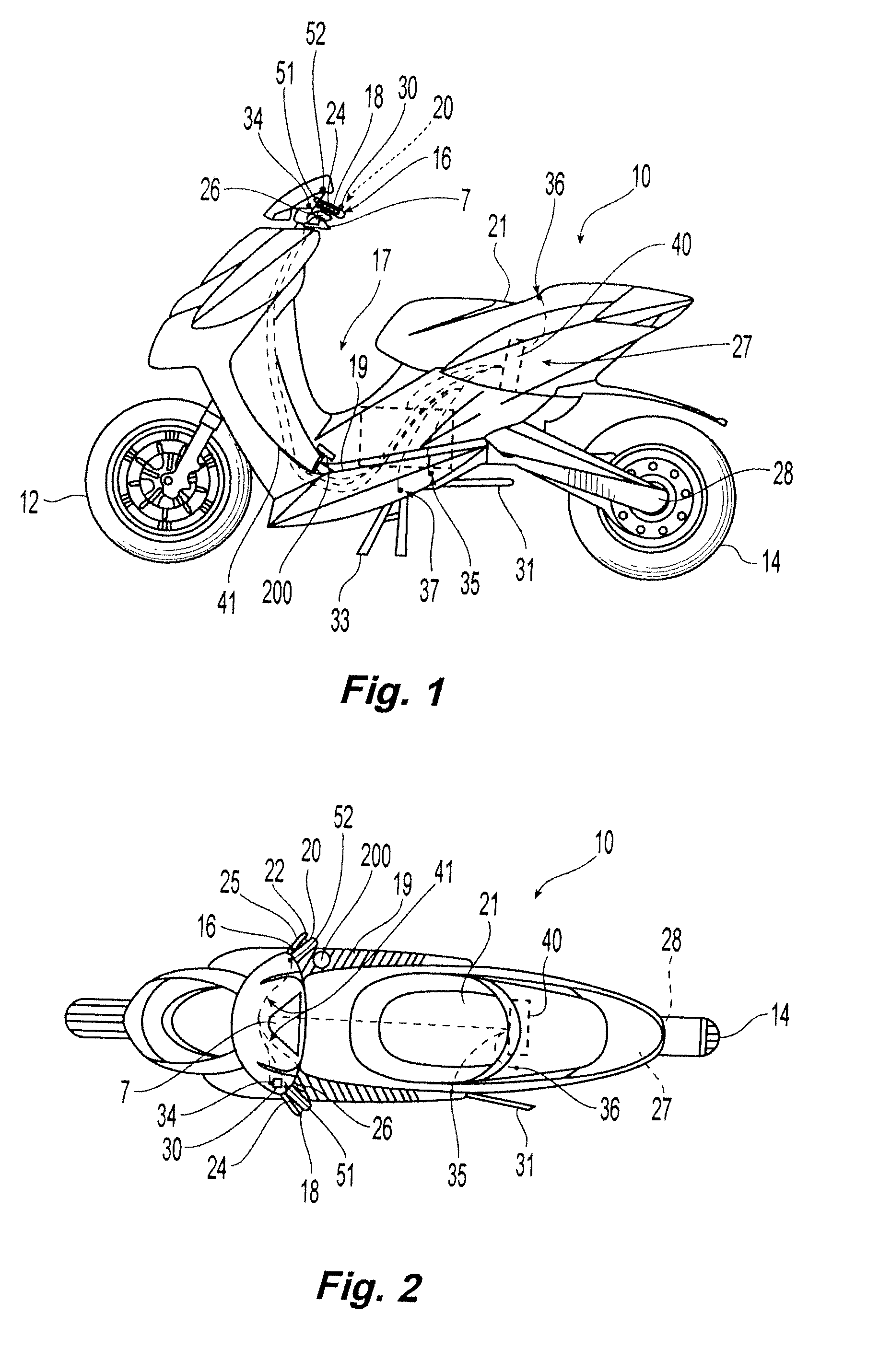 Vehicle propulsion system activation device