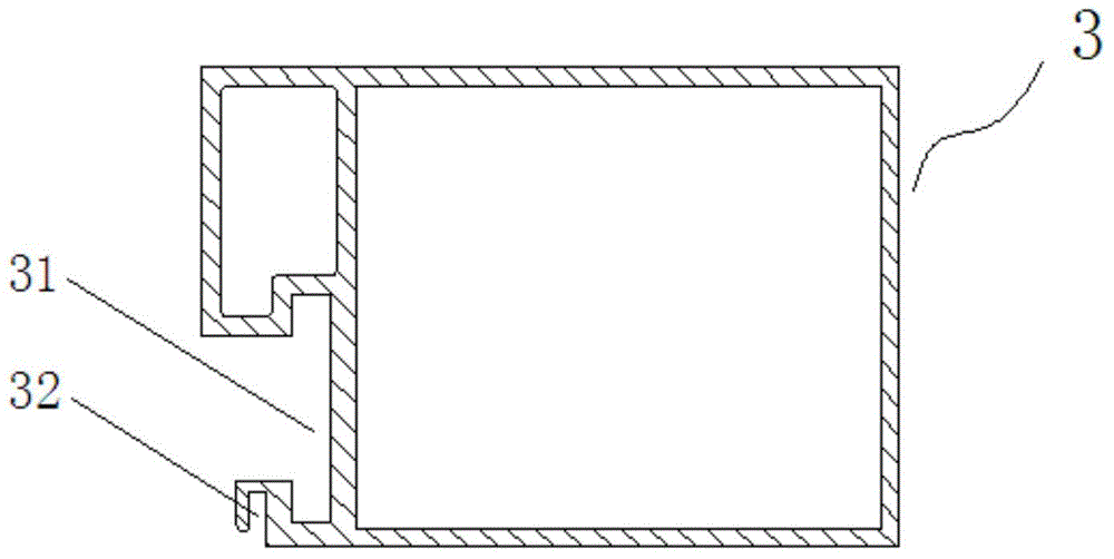 Concave-convex glass curtain wall structure and its construction method