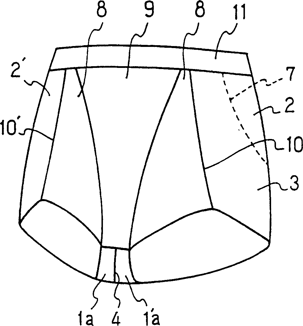 Clothes for regulating buttock figure