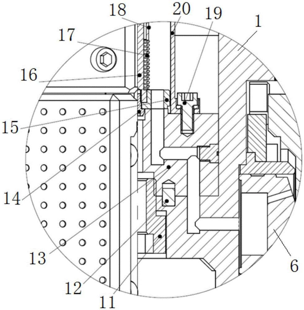 Performing mechanism for automatic vertical drilling tool