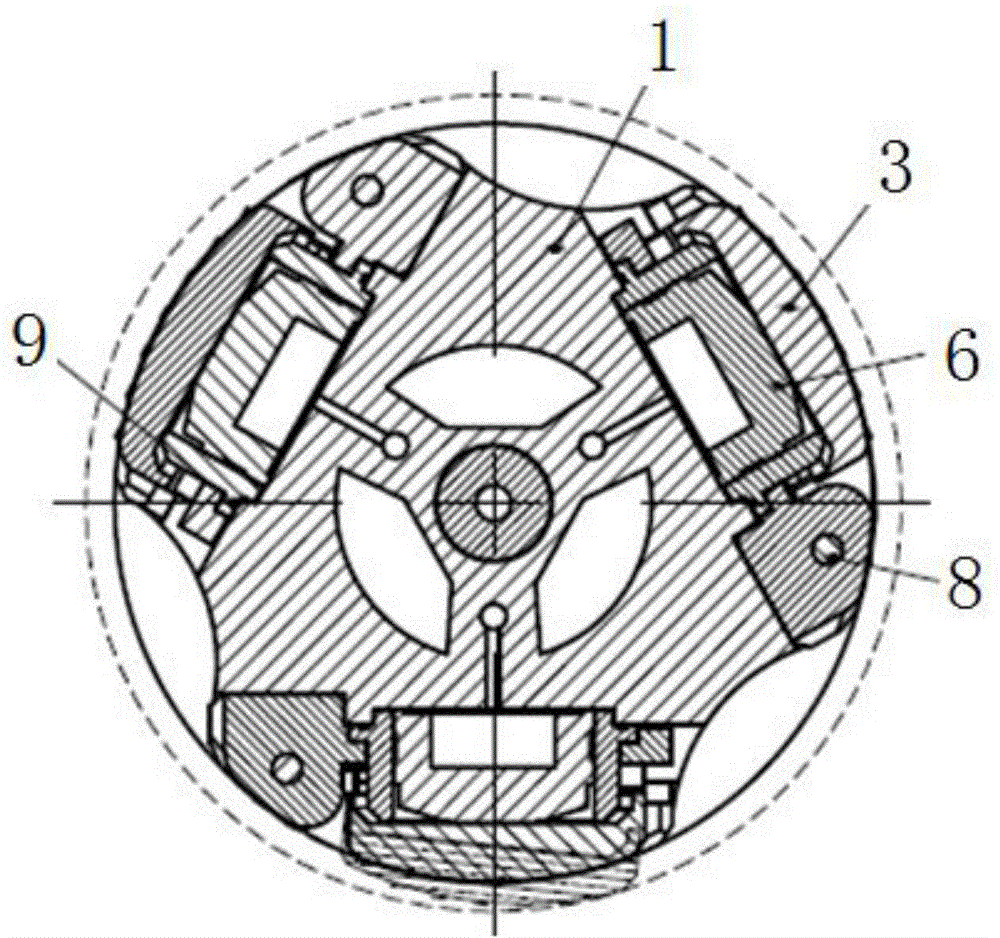 Performing mechanism for automatic vertical drilling tool