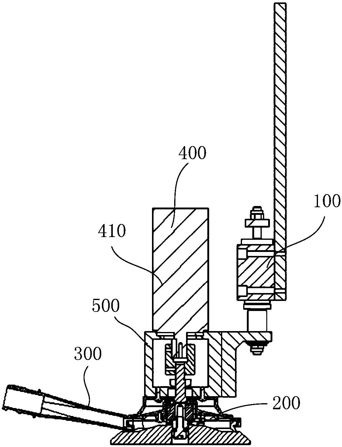 Grinding device and sanding equipment