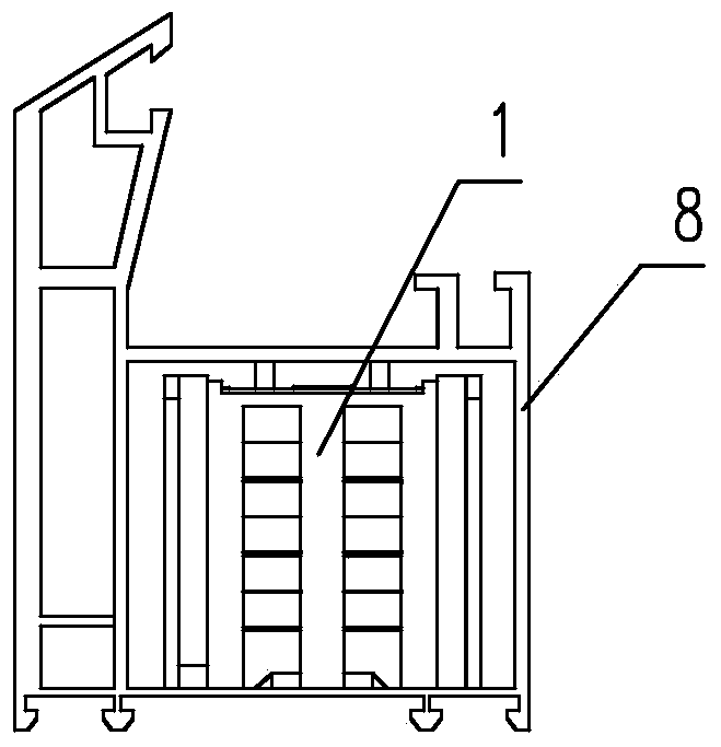 Corner welding reinforcement for plastic-steel doors and windows