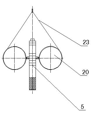 Engine driven water drawing device