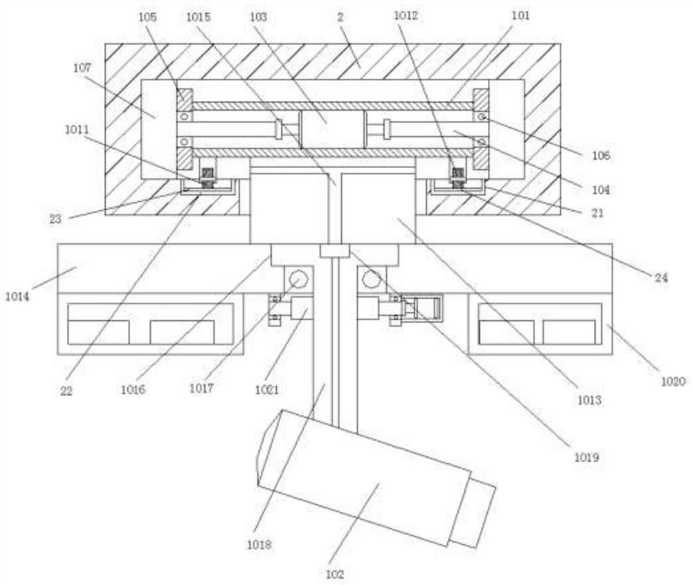 Underground parking lot video monitoring system