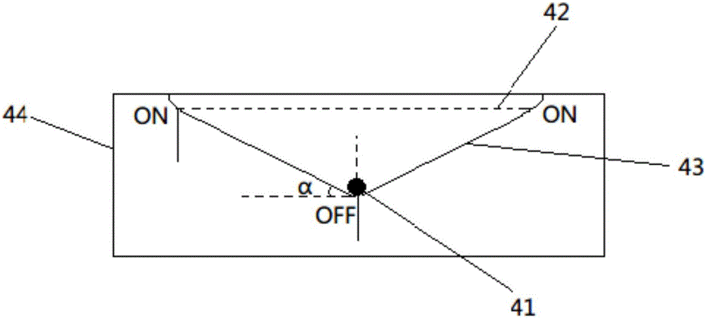 Electronic scale tilt alarm device