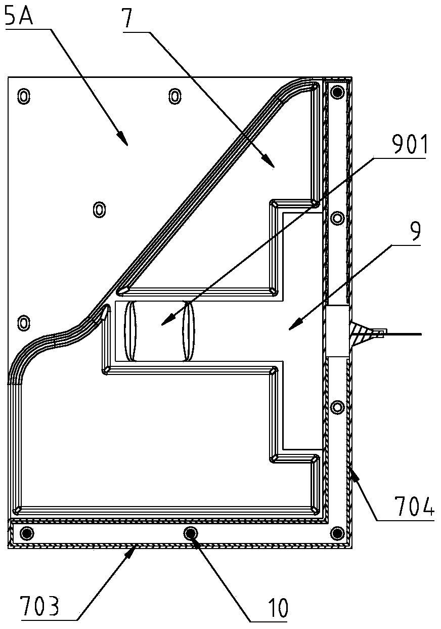 File management cabinet and folder assembly based on RFID technology