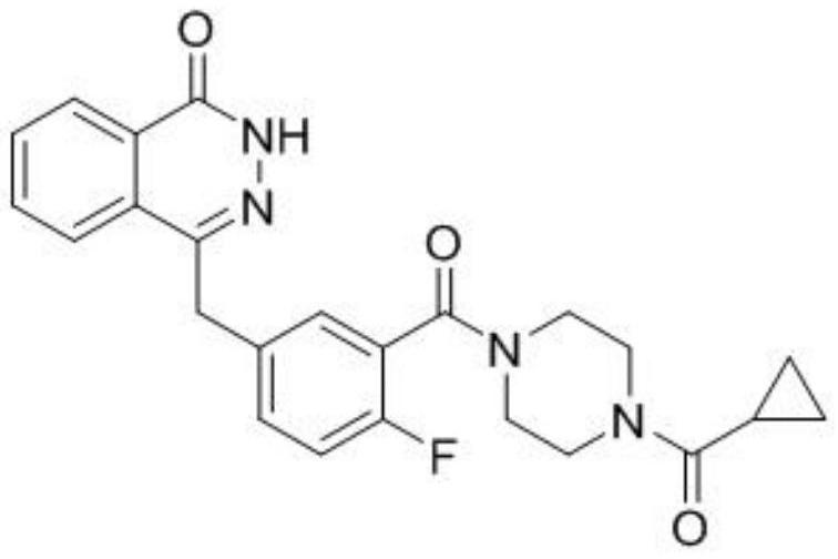 A kind of synthetic method of olaparib