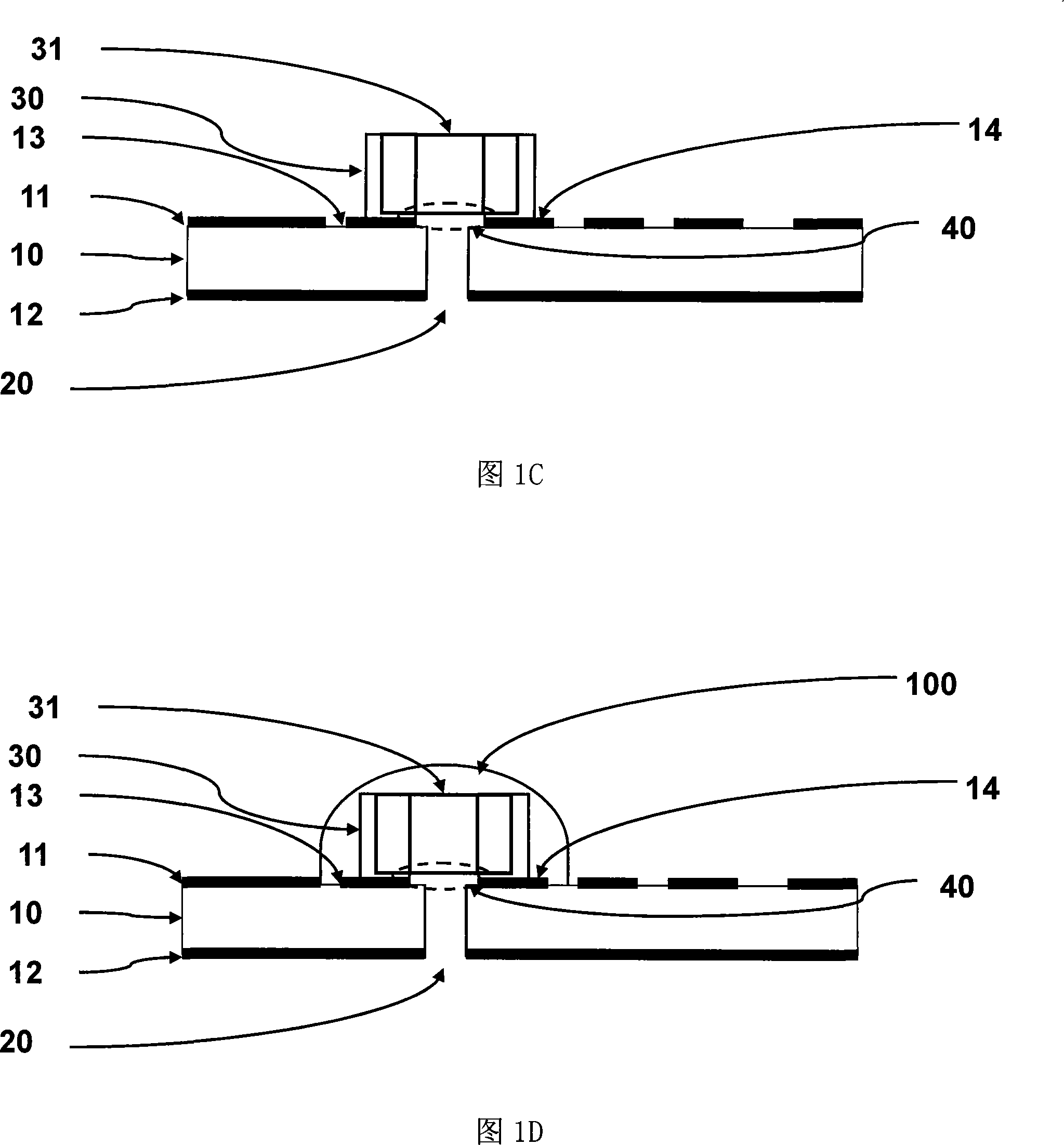 No empty hole installation method for installing electronic components