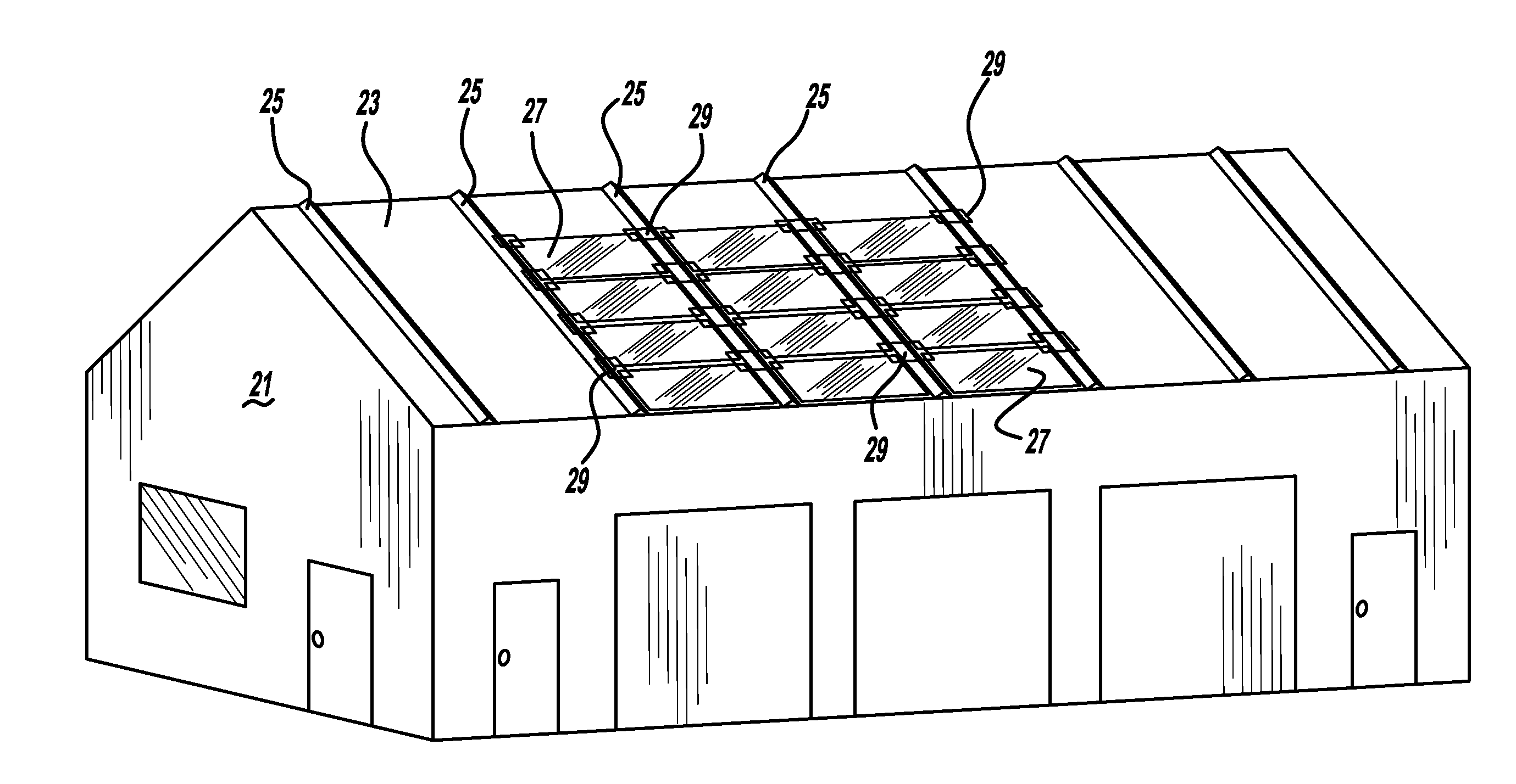 Solar panel attachment system for a roof
