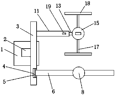 Punching auxiliary device for orthopedics department