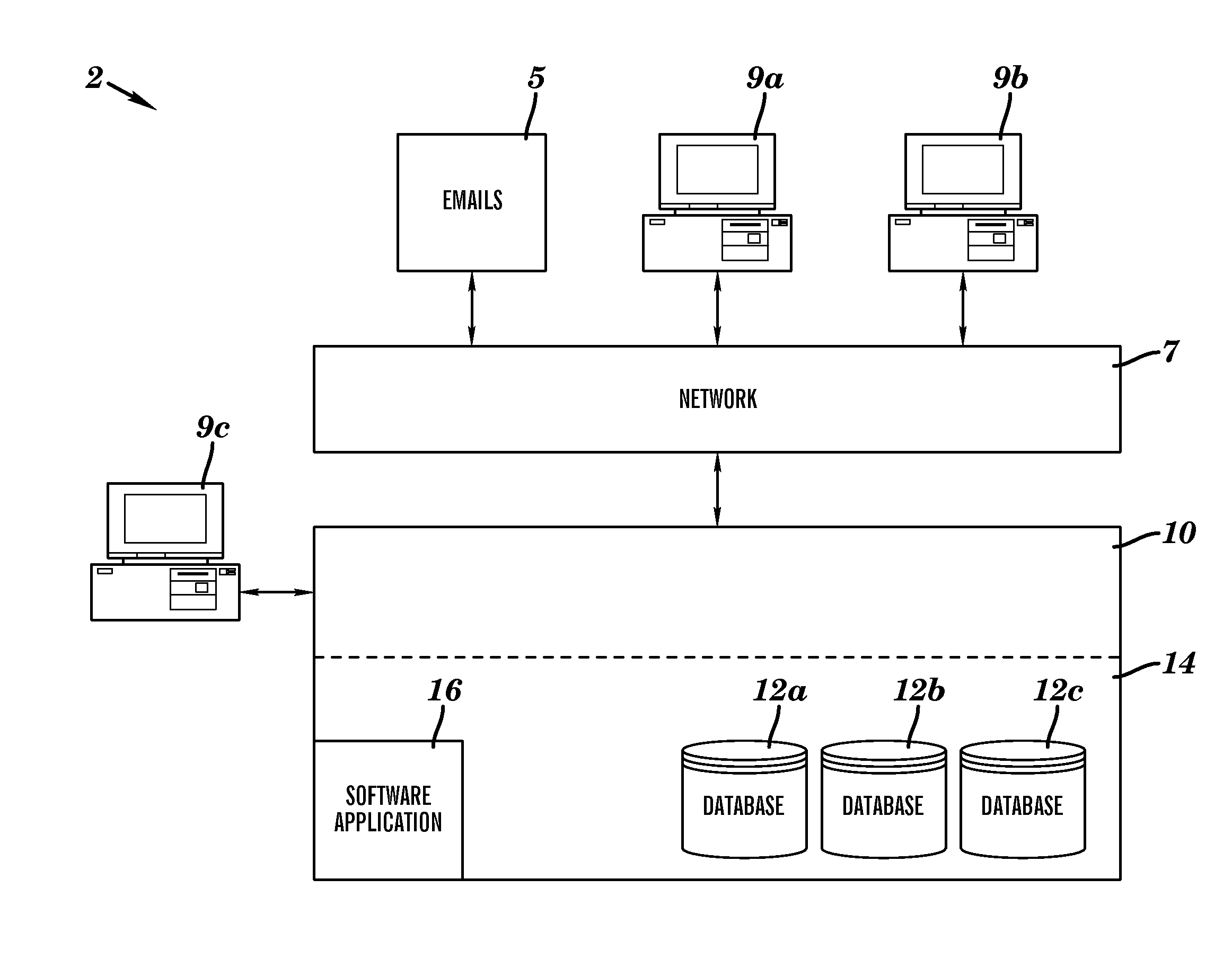 Email attachment storage method and system