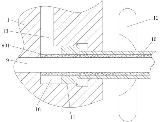 Four-shaft shredding machine for waste steel