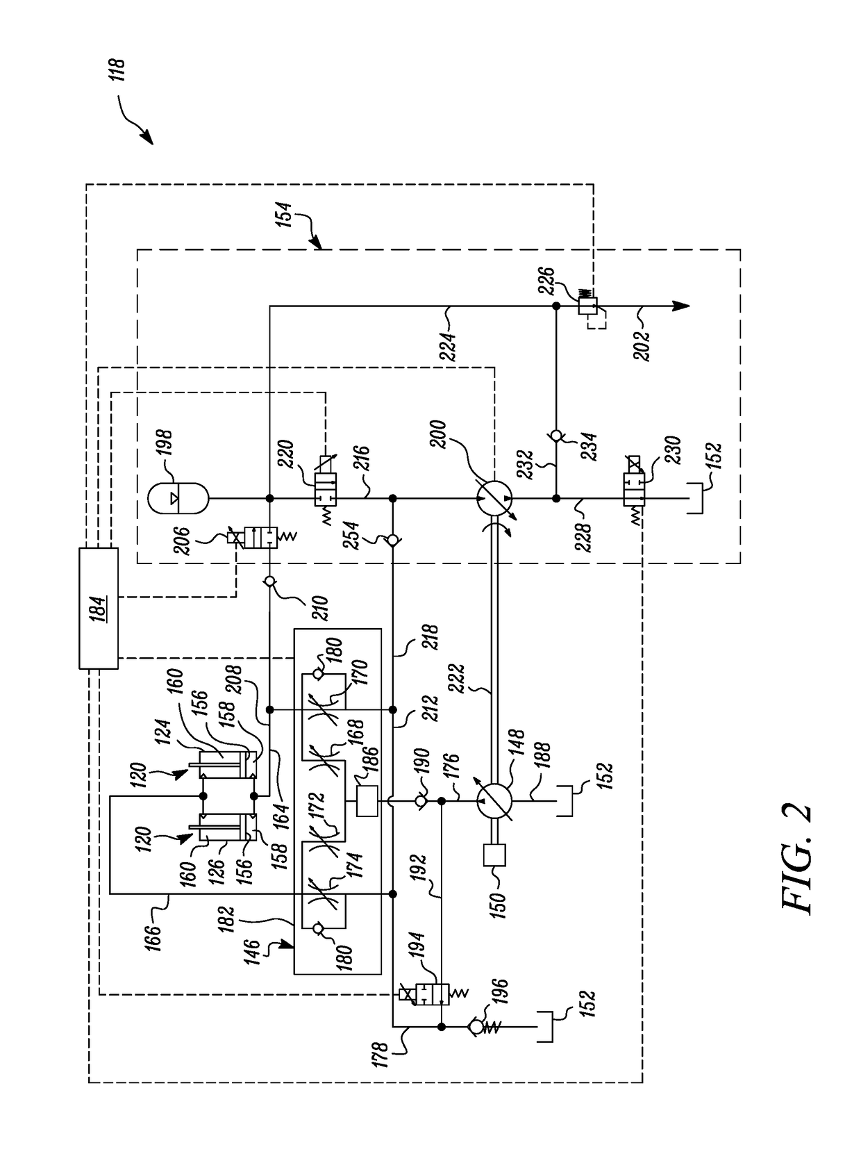 Fluid systems for machines with integrated energy recovery circuit