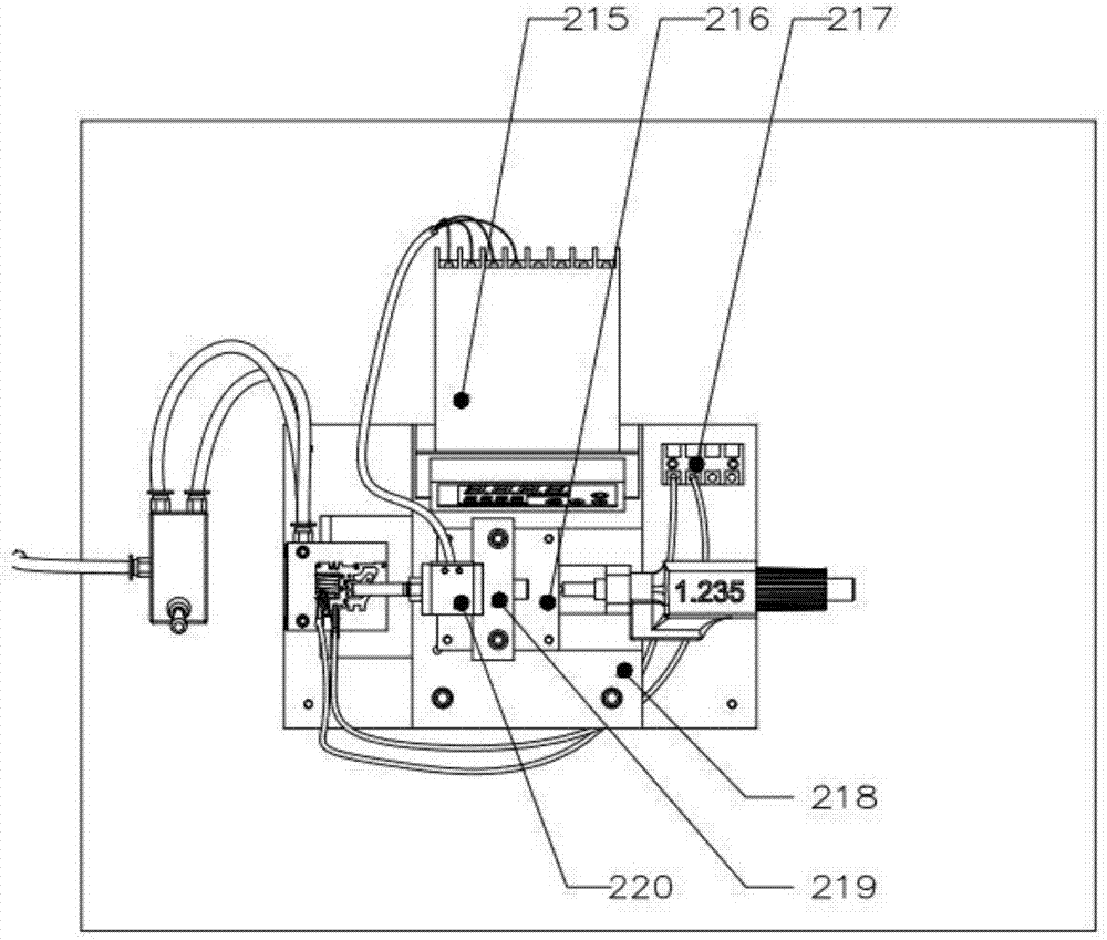 Electromagnetic circuit breaker coil assembly electromagnetic suction measuring device