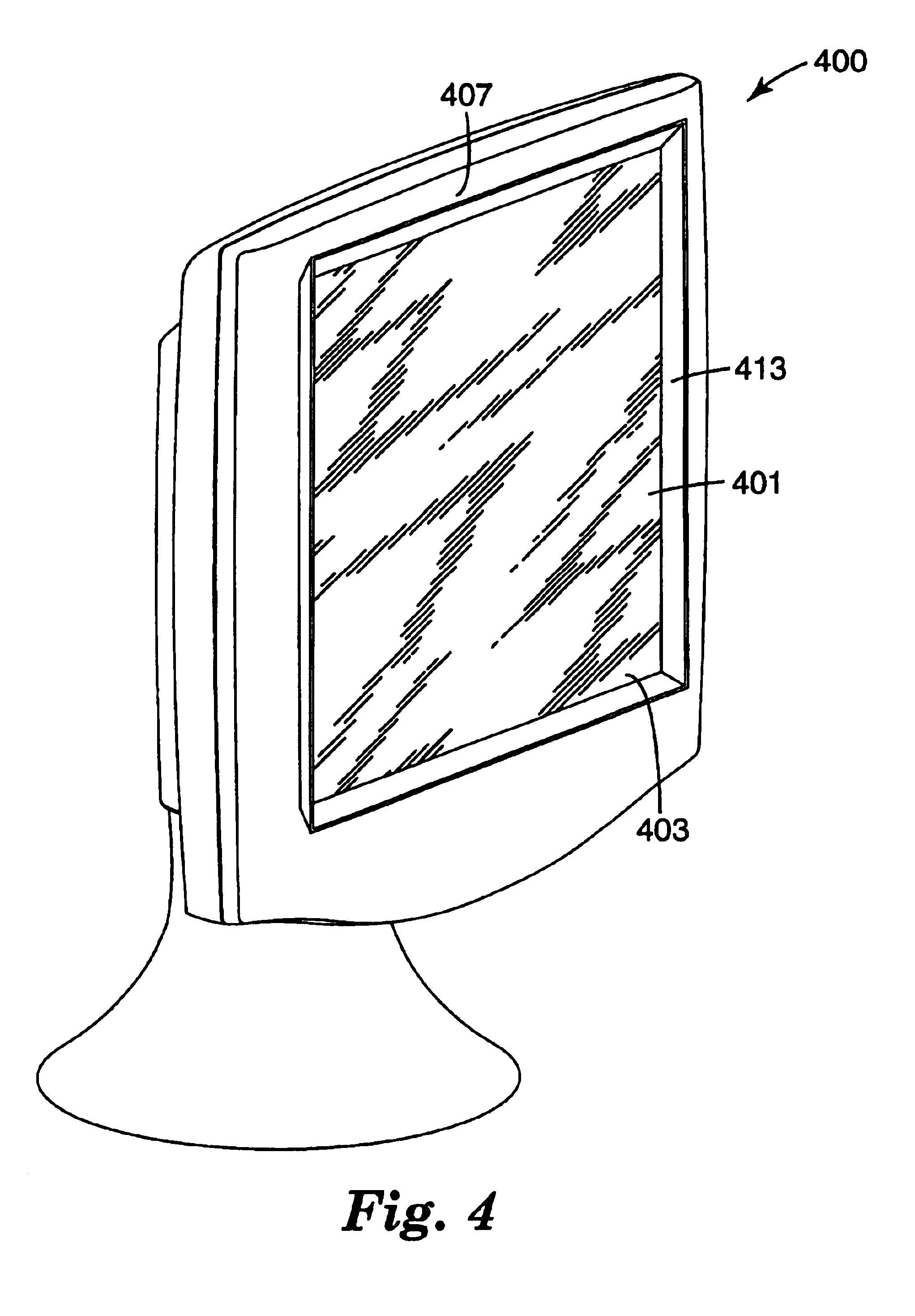 Moisture deflector for capacitive NFI touch screens for use with bezels of conductive material