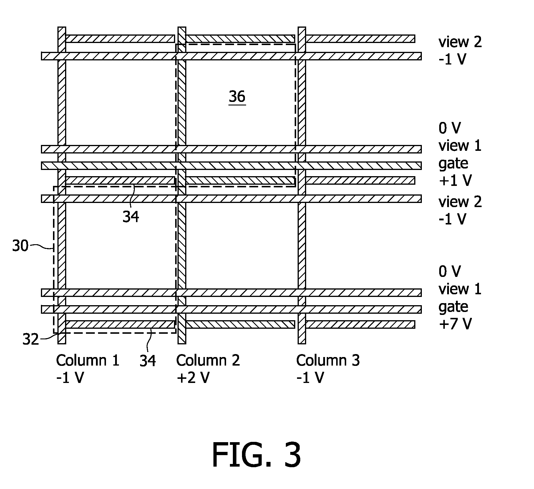 Electronic device using movement of particles