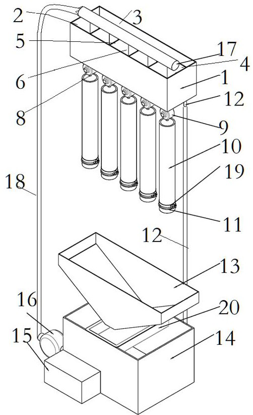 Medical glove watertightness detection device