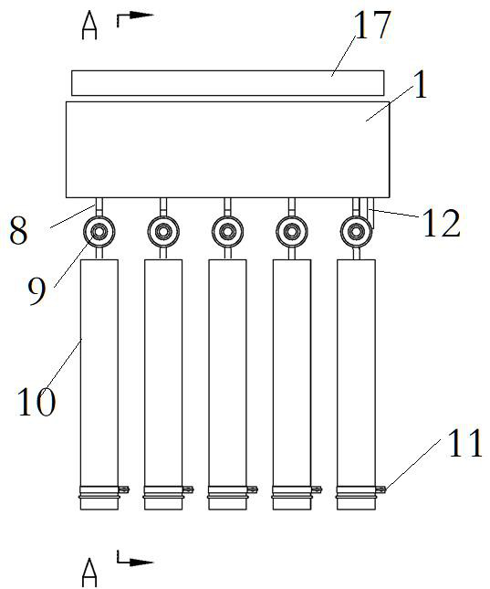 Medical glove watertightness detection device