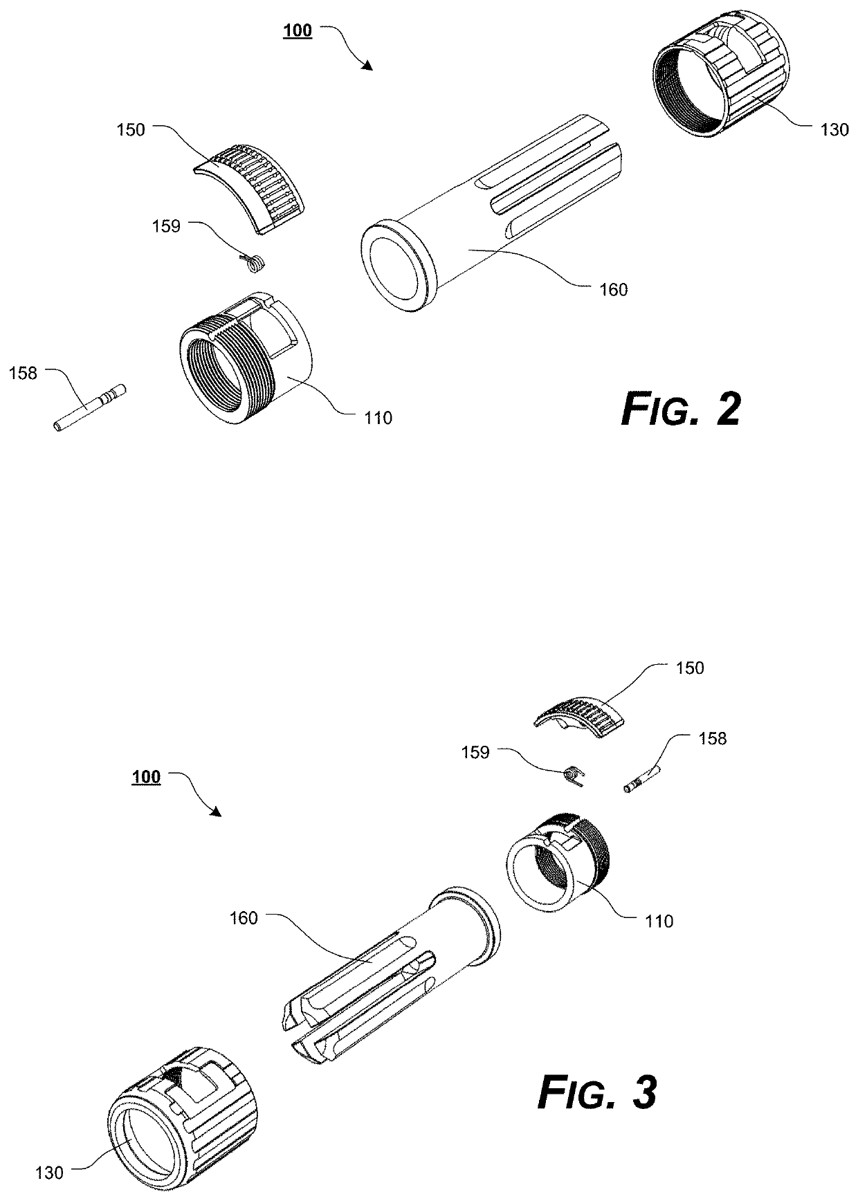 Muzzle device mounting system